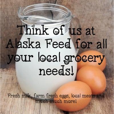 We carry a huge selection of Alaskan made foods for people!