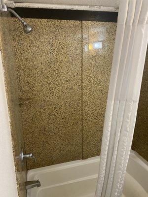 Shower appeared to be under remodel