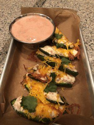 Jumers signature jalapeño poppers