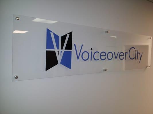 New company logo/sign at VoiceoverCity