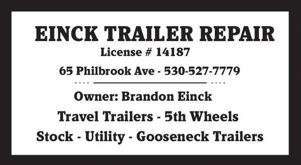 Einck Trailer Repair