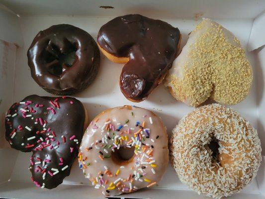 Half dozen custom order of donuts