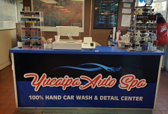 Yucaipa 100% Hand Car Wash is terrific!Friendly service!