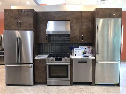 Displays at the Home Appliance store in Avon!