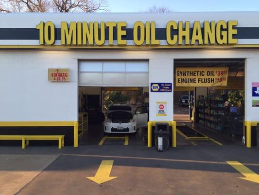 Oil change State inspection  New & used tires Mechanics