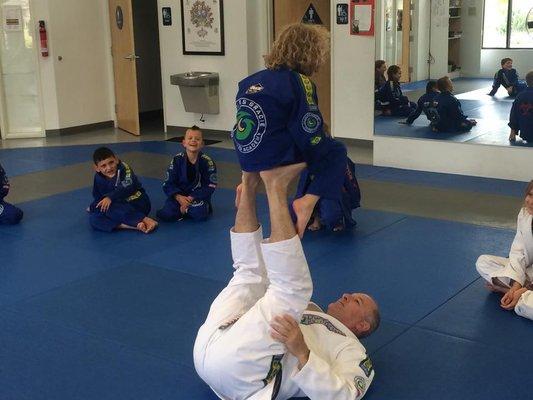 Master Gracie entertaining!