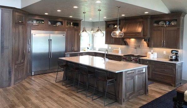 Custom Kitchen we designed, built and installed in North Salt Lake, Utah.