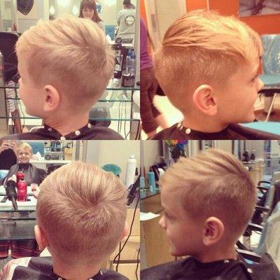 What I wanted my son's hair to look like.