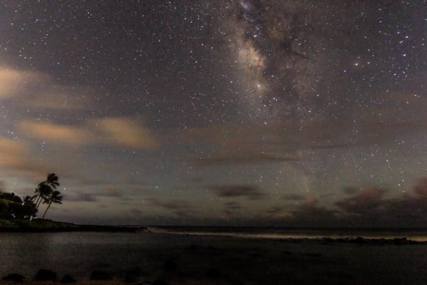 Even the nights are amazing on Baby Beach