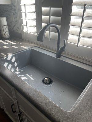 Kitchen sink replaced