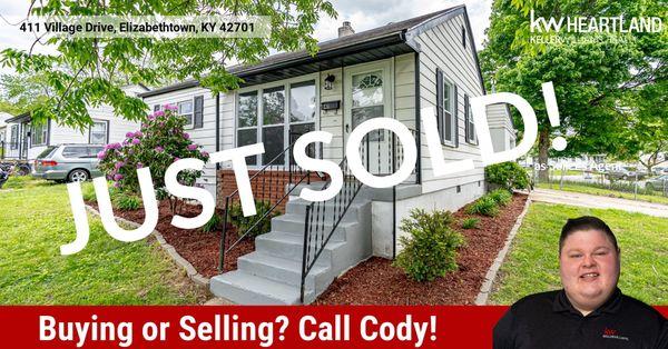 SOLD - 411 Village Drive, Elizabethtown. We sold this home in less than 24 hours!!