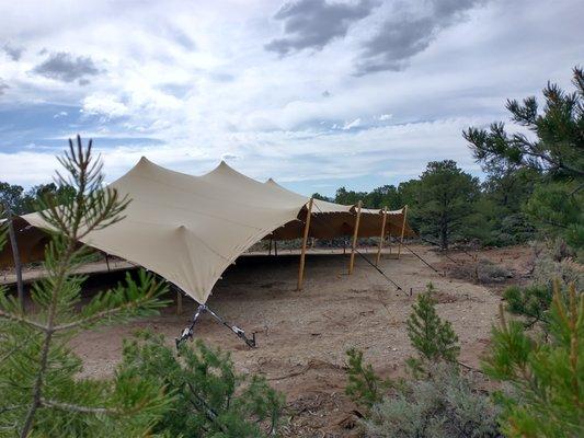 Taos wedding tent rental