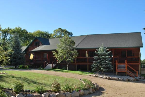 Simply Exquisite! Beautiful lodge situated in 20 acres of prairie woodlands in the Alexandria (MN) Lakes Area.