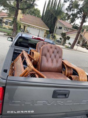 Wooden furniture delivery