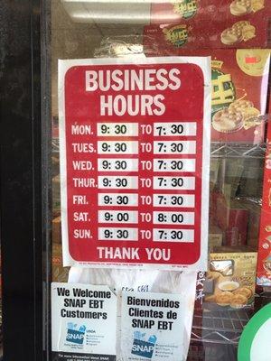 Business Hours