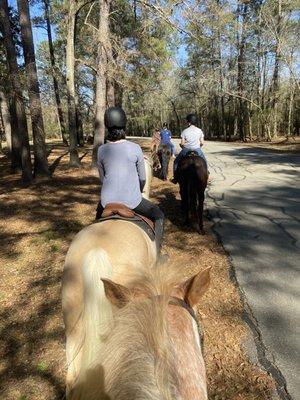 trail riding!!