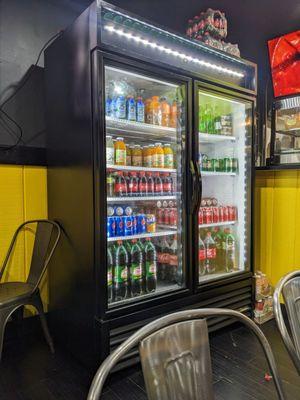 Soft drink fridge