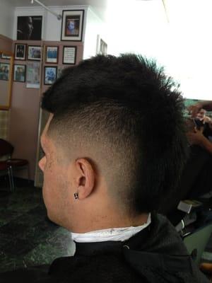 Fauxhawk cut by Josh