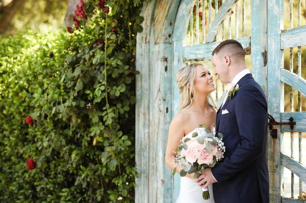 Romantics with the bride and groom at Dodasa Ranch, Valley Springs, CA