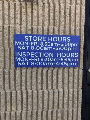 Store Hours