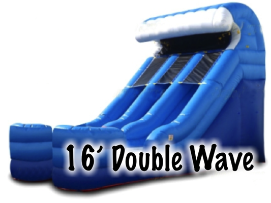 Double wave slide