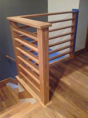 Red Oak Railing