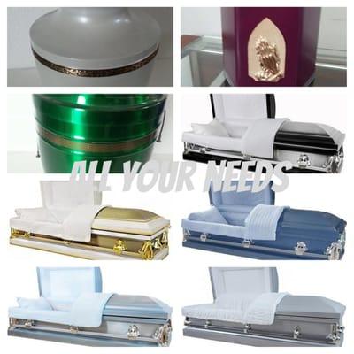 CASKETS URNS AND URNS AT DISCOUNT PRICES. CALL FOR FREE QUOTES. DIRECT TO THE PUBLIC SAVING YOU 40%-705 LESS THAN MOST FUNERAL HOMES.