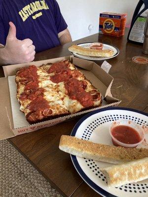 Detroit Style Pizza & Breadsticks