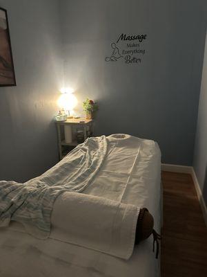 inside the massage room