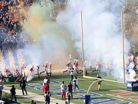 12/26/19. 44th Independence Bowl. 11th oldest bowl game in the entire country. Louisiana Tech Bulldogs vs. University of Miami Hurricanes.