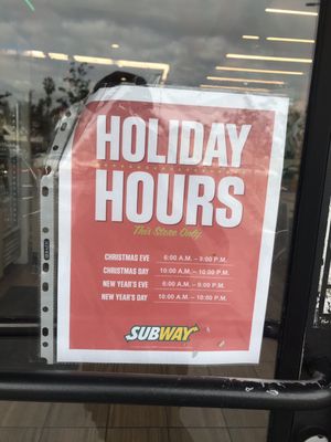 LIES!! Its 10:15am on Christmas. There's workers inside the store. But the store is closed!!! Bastards!!!