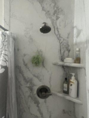 Guest bathroom, I converted the kitty tub into this greatness.