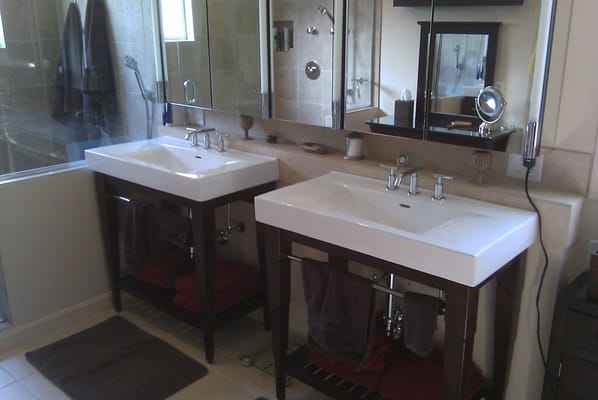 Remodeled bathroom.