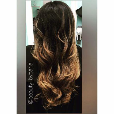 Ombré cut and style by Carla