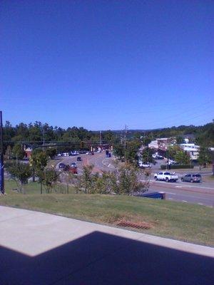 The view from the entrance to Guthrie's.