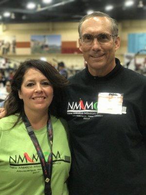 Dr. Thompson and Jenifer at NM Mission of Mercy