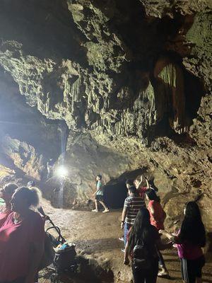 Inside the cave