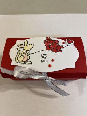 Valentine's candy gift box!