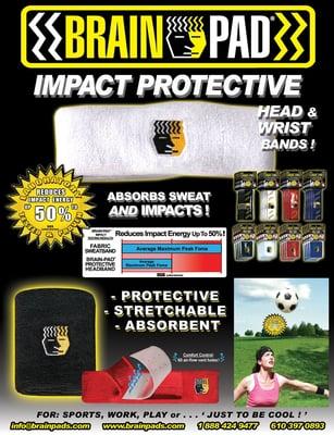 Impact Protective Head & Wrist Bands