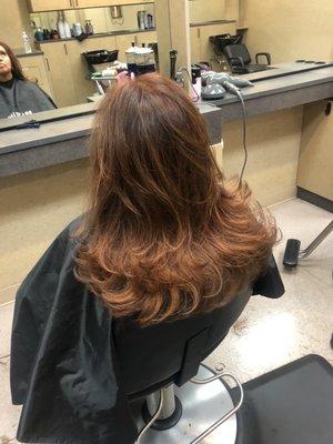 New look after 3  months copper color  ,Dep Conditioner