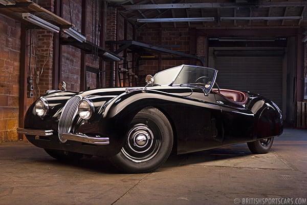 We sold this 1952 Jaguar XK120 for a customer.