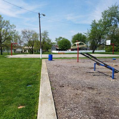 playground and basketball court