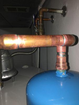 Plumbing shouldn't be an eye sore in your home. We are committed to professional and clean details, including solder joints.