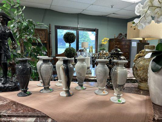 Marble vases