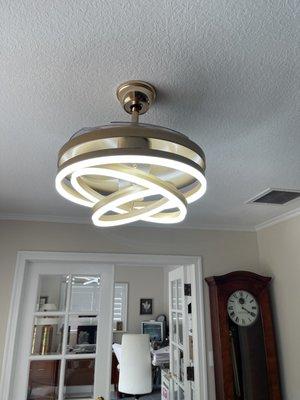 Ceiling fans with LED light