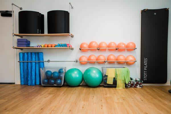 Equipment for pilates classes