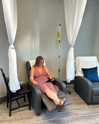 Treating herself to a Birthday IV