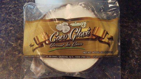 Mimo's Coco Glacé: Coconut Ice Cream in a Half Coconut Shell