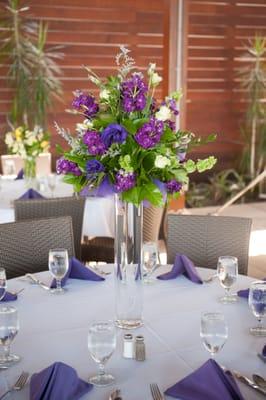 Tall Vases Centerpieces!