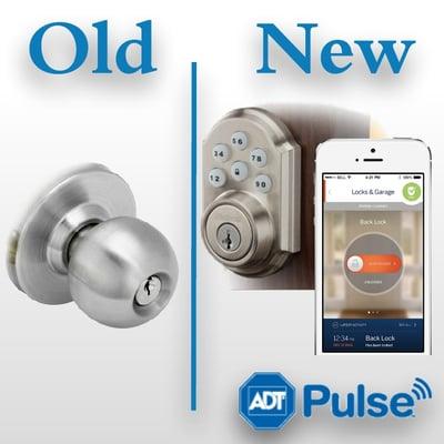 Forgot your keys? Not a problem with ADT Pulse. Swipe to the right and unlock your door with ease.